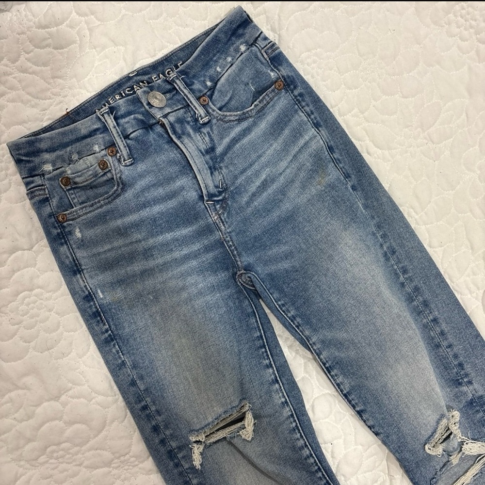 American Eagle Luxe Jean High Rise Jegging  - 000 Short